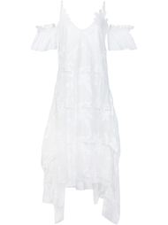 embroidered off the shoulder dress Self-Portrait