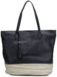 contrast striped bottom tote bag Rebecca Minkoff