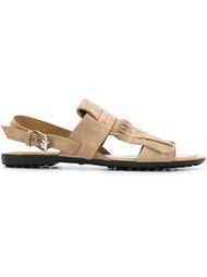 fringed sandals Tod's