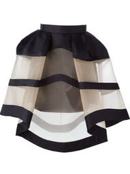 tulle striped full skirt Delpozo