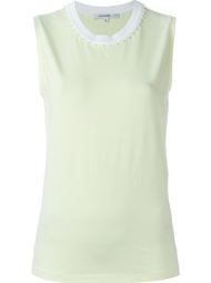 топ с декорированным вырезом Carven