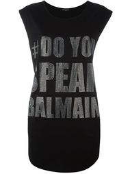 футболка 'do you speak Balmain' Balmain