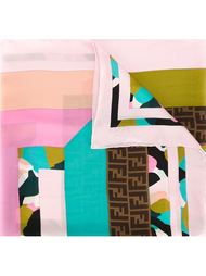 шарф с логотипом Fendi