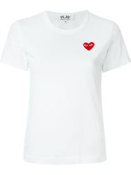 футболка с вышивкой сердца Comme Des Garçons Play