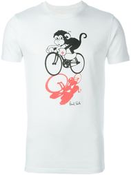 футболка с обезьяной Paul Smith Jeans