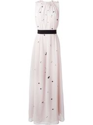 декорированное платье  MSGM