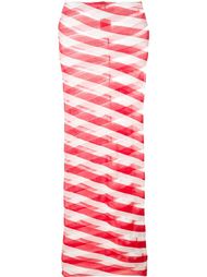 юбка миди 'Chilli Transparent Checks' Stella McCartney