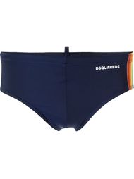 rainbow side swimming trunks Dsquared2 Beachwear