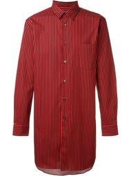 полосатая удлиненная рубашка  Comme Des Garçons Homme Plus