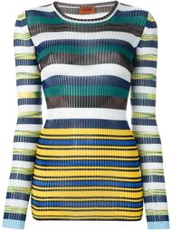 striped knitted top Missoni