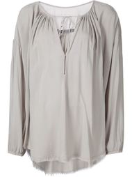 'Shirred' blouse Raquel Allegra