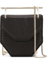 metallic handle shoulder bag M2malletier