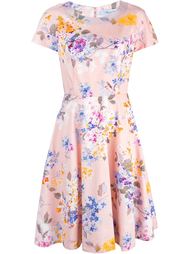 floral print flared dress Blumarine