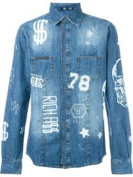 джинсовая рубашка 'Idol' Philipp Plein