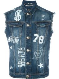 джинсовый жилет 'Hooligan'  Philipp Plein