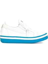 кеды с контрастной подошве  Giuseppe Zanotti Design