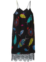 fish print slip dress Emilio Pucci