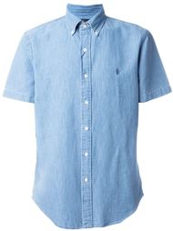 рубашка с короткими рукавами и логотипом Polo Ralph Lauren