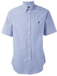 рубашка в клетку с короткими рукавами Ralph Lauren