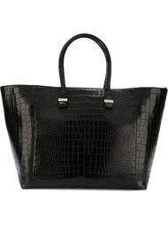 crocodile effect tote Victoria Beckham