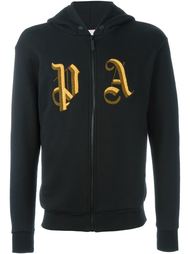 толстовка на молнии с капюшоном Palm Angels
