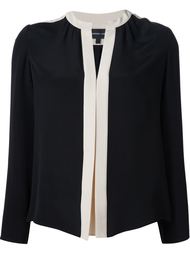 блузка с V-образным вырезом Derek Lam