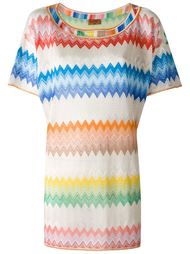 платье с зигзагообразным узором  Missoni