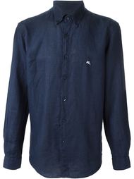 рубашка с вышитым логотипом Etro