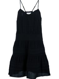 embroidered spaghetti strap dress Frame Denim