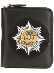 embroidered badge wallet Alexander McQueen