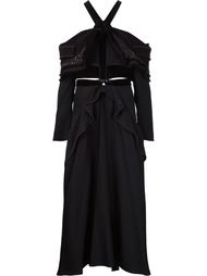 off-shoulder cut out dress  Proenza Schouler