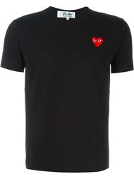футболка с вышивкой сердца Comme Des Garçons Play