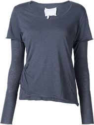 overlay T-shirt  Greg Lauren