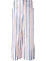 широкие брюки в полоску Tory Burch