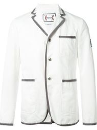 contrast trim blazer Moncler Gamme Bleu