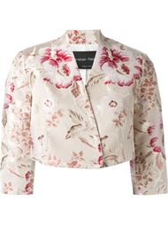 floral print cropped jacket Christian Pellizzari