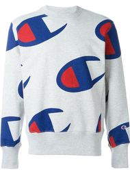 allover logo print sweatshirt Champion