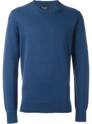 ribbed crew neck knit Paul Smith Jeans
