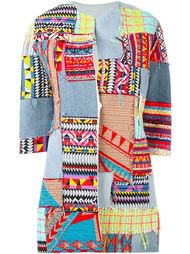 three-quarters sleeve patchwork jacket Ava Adore
