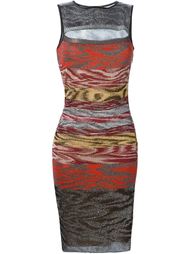 вязаное платье с зигзагообразным узором  Missoni