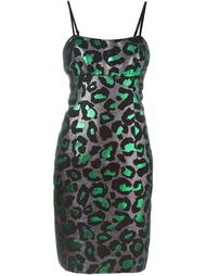 приталенное платье с леопардовым принтом Marc By Marc Jacobs