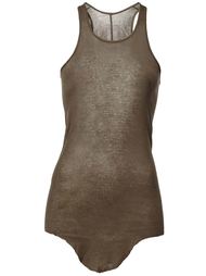 топ с неравномерным подолом Rick Owens