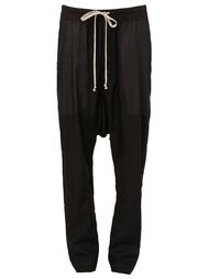 брюки с заниженной проймой Rick Owens