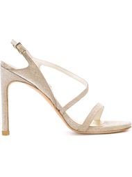 босоножки с блестками Stuart Weitzman