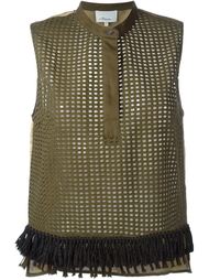 перфорированная блузка без рукавов  3.1 Phillip Lim