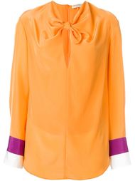 блузка с контрастными манжетами  Emilio Pucci