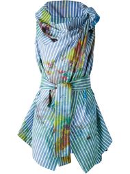 полосатый драпированный топ Vivienne Westwood Anglomania
