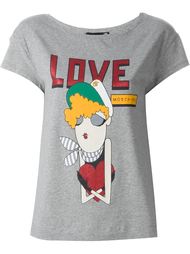 футболка с принтом-логотипом Love Moschino