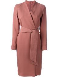 платье с запахом и длинными рукавами Max Mara