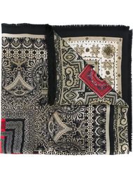 шарф со смешанным принтом Etro